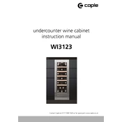 Caple WI3123 Wine Cabinet manual cover