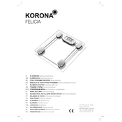 Korona 76801 Scale manual cover