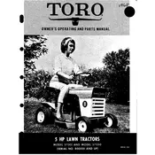 Toro 5 HP 57001 Mower manual cover