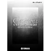 Yamaha Clavinova CVP-203 Piano
