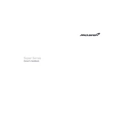 McLaren Super Series MY21 720S Coupe manual cover