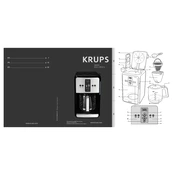 Krups Savoy Turbo EC411050 Coffee Machine manual cover