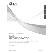 LG LSSC243ST Refrigerator manual cover