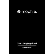 Mophie 15W Wireless Charging Stand Charger manual cover