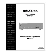 Rotel RMZ-955 Multi-Room System manual cover