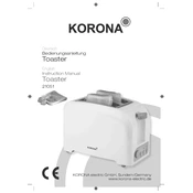 Korona 21051 Toaster manual cover