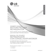 LG LFC20760SB Refrigerator manual cover