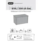 Keter 230 US GAL Storage manual cover