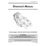 Toro OEM-19A30004000 46-inch Bagger manual cover