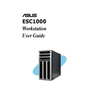 ASUS ESC1000 Personal SuperComputer Server manual cover