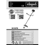 Scheppach BC52PB 5810701904 Brush Cutter manual cover