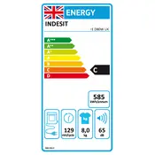 Indesit I1 D80W UK Dryer manual cover