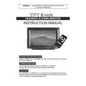 Pyle PLVHR85M Monitor manual cover