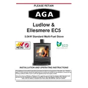 AGA Ludlow Ellesmere EC5 Stove manual cover