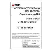 Mitsubishi GOT1000 1D7M56 Communication Unit manual cover