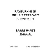 AGA Rayburn 480K Retro-Fit Burner manual cover