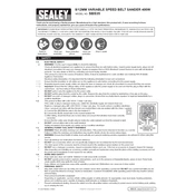 Sealey SBS35 Sander manual cover