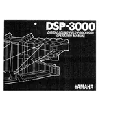 Yamaha DSP-3000 Processor manual cover