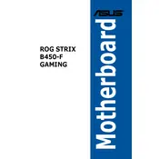 ASUS ROG STRIX B450-F GAMING Motherboard manual cover