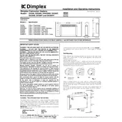 Dimplex DX200 Heater manual cover