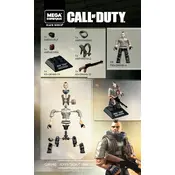 Mega Construx Mattel Call of Duty Captain John MacTavish GNV46 Construction Set manual cover