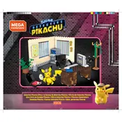 Mega Construx Mattel Detective Pikachu Office GGK26 Construction Set manual cover