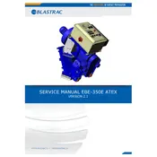 Blastrac EBE-350E Blasting Machine manual cover