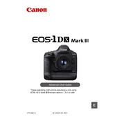 Canon EOS-1D X Mark III manual cover