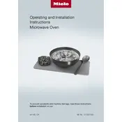 Miele M 7240 TC Oven manual cover