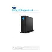 Lacie D2 Professional STHA4000800 Storage manual cover