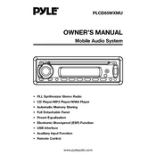 Pyle PLCD65WXMU MP3 Player manual cover