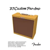 Fender 57 Custom Pro-Amp 8170500100 120V 60Hz US Amplifier manual cover