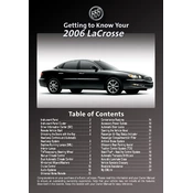 Buick LaCrosse 2006 manual cover