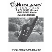 Midland LXT80 X-tra Talk manual cover