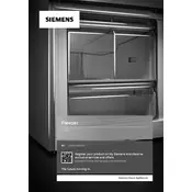 Siemens iQ500 GU15DAFF0G Freezer manual cover