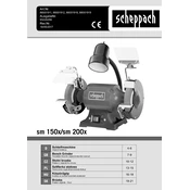 Scheppach SM 150X 88001911 Angle Grinder manual cover