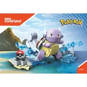 Mega Construx Mattel Pokemon Wartortle Pack DYF12 Construction Set manual cover