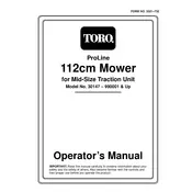 Toro 112-cm 30147 Mower manual cover