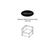 Crosley CO7124 Chair manual cover