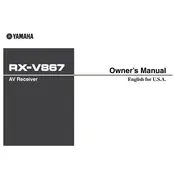 Yamaha RX-V867 Receiver