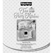 Fisher Price Mattel Tea Party Kitchen 74924 Toy manual cover