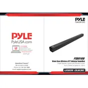 Pyle PSBV110B Soundbar manual cover