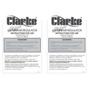 Clarke 5100812 RC1 Mini Air Regulator manual cover