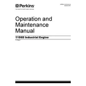 Perkins 1106D Engine manual cover