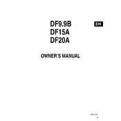 Suzuki DF9.9B 2019 Outboard Engine manual cover