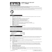 Sealey APMS67 Sink manual cover