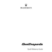 Maserati Quattroporte 2018 Sedan manual cover