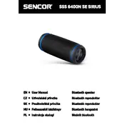 Sencor SSS 6400N SE SIRIUS Speaker manual cover