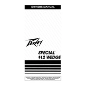 Peavey Special 112 Wedge Amplifier manual cover