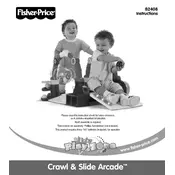 Fisher Price Mattel Baby Playzone  Crawl and Slide Arcade B2408 Toy manual cover